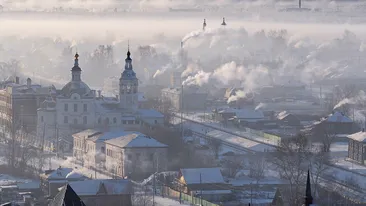 Ice age! -50°C noaptea trecuta in mai multe regiuni ale Rusiei
