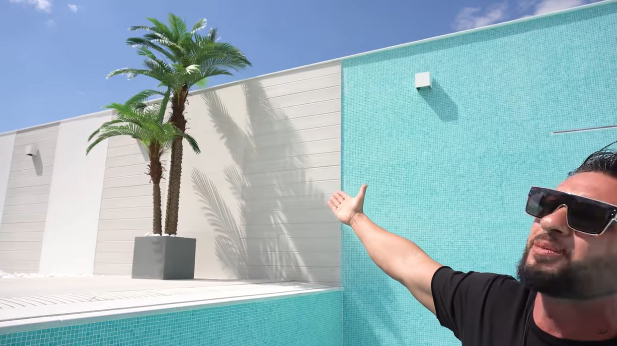 Cum arată piscina din casa de 300.000 de euro a lui Dorian Popa. A lăudat-o atât de tare, încât lumea a început să-l ia la mișto pe TikTok