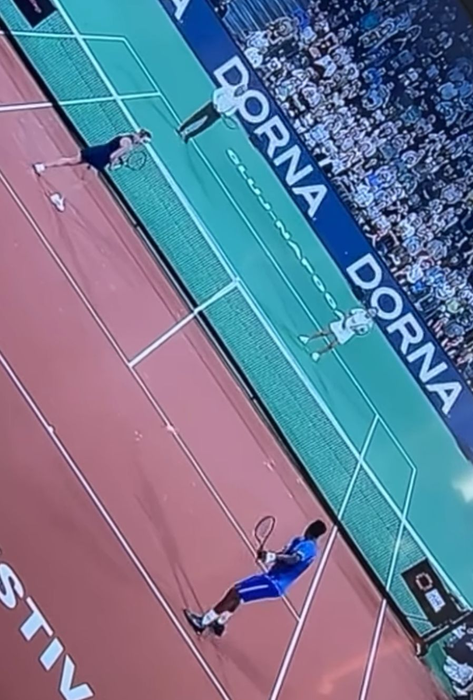 Tatăl Simonei Halep pe terenul de tenis alături de fiica lui/ sursă foto: social media