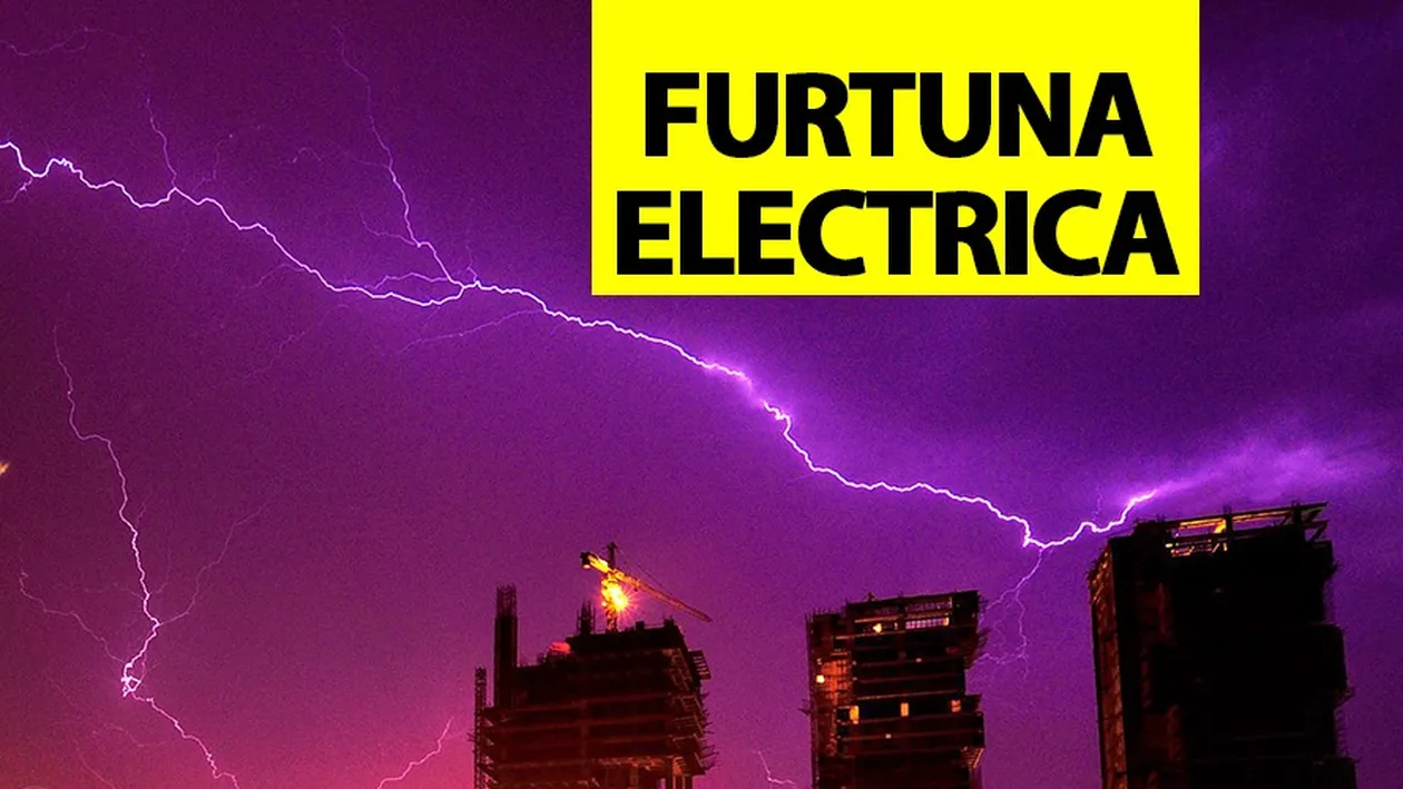 Vine furtuna electrică în România! ANM anunță 5 ore de fenomene meteo extreme