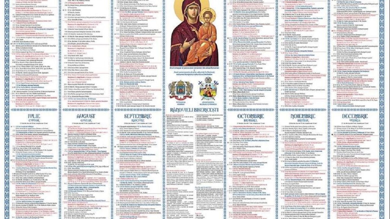 Calendar ortodox joi, 25 martie. Astăzi este Buna Vestire, sărbătoarea marcată de cruce roșie