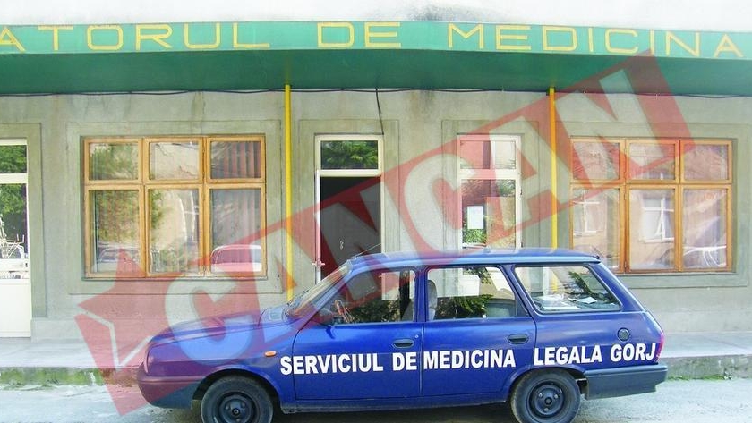 Morti "crosetati" la morga din Targu Jiu