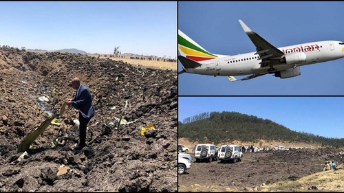 Primele imagini de la tragedia aviatică din Etiopia. Nu există supraviețuitori