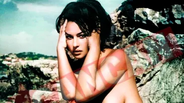 Monica Bellucci, incognito prin Bucuresti