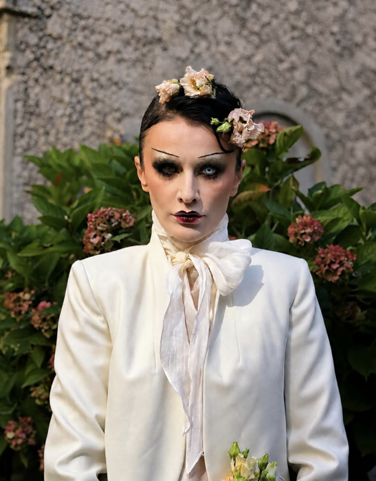 Imaginile care au stârnit controverse. Rux și Opulență, alături de bunica ei în pat, într-un pictorial de Halloween