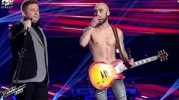 Loredana Groza, moment de sinceritate la Vocea Romaniei!  In sfarsit e cineva mai dezbracat decat mine!