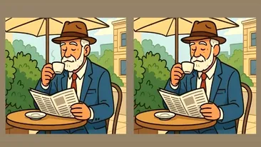 Test de perspicacitate | Identificați toate diferențele dintre acești doi pensionari. Câte ați găsit?