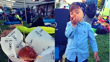  Cât de scump e fiul Andreei Mantea mâncând cu poftă la fast-food! Prietenii i-au dat ”like” instant