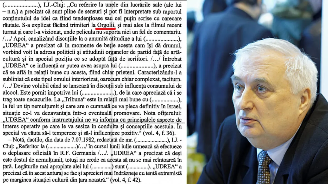Udrea l-a turnat la Securitate pe socrul lui George Maior: la beție cam își dă drumul