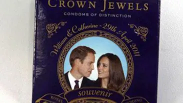 In Marea Britanie s-au lansat prezervativele cu efigia printului William si a logodnicei sale!