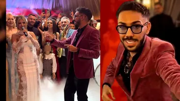 Armin Nicoară și Claudia Puican, petrecere de nuntă și botez în aceeași zi! Nașa și-a făcut intrarea cu elicopterul