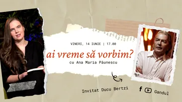 Mărturie, cu Ducu Bertzi, live pe Gândul, vineri 14 iunie 2024, de la ora 17:00