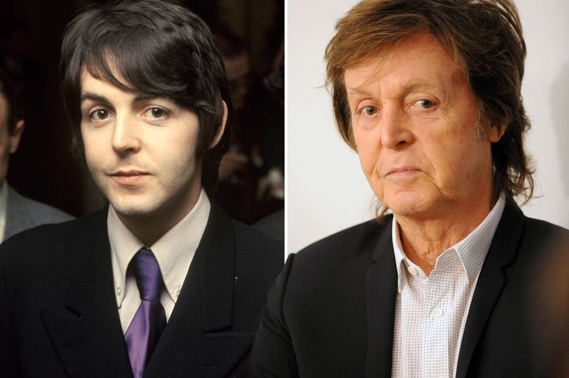 Paul McCartney în 1964 şi Paul McCartney acum