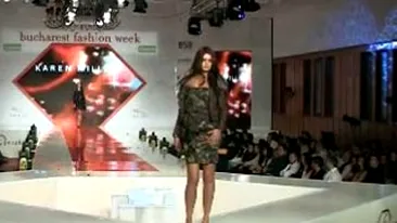 VIDEO Karen Miller, la Bucharest Fashion Week