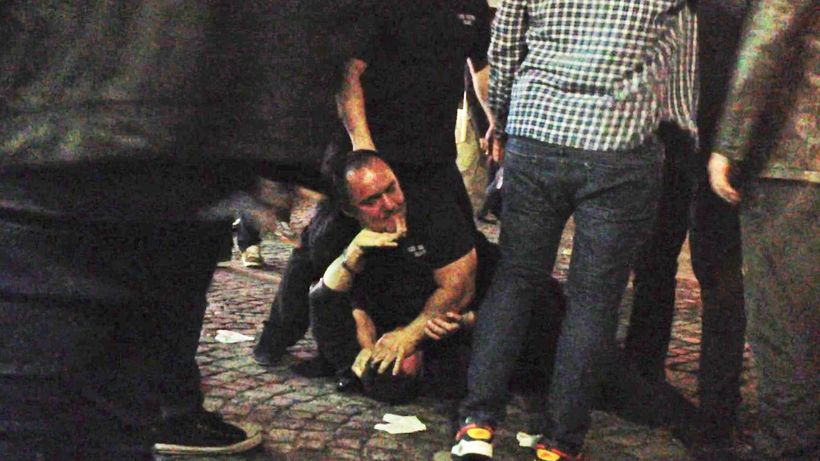 Mortal Kombat in Centrul Vechi! Legatura incredibila dintre Delia si un macel in care doi straini au fost umpluti de sange!