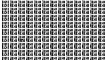 Iluzie optică virală | Găsiți cuvântul bingo în cel mult 5 secunde