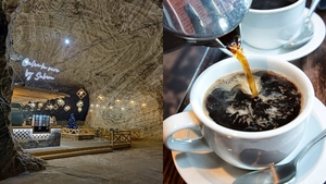 Cum arată cafeneaua deschisă într-un munte de sare? Se află la 2 ore de București