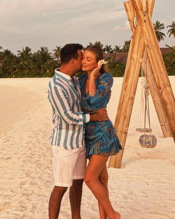 Codruţa şi Valentin Sanfira vacanţă în Maldive