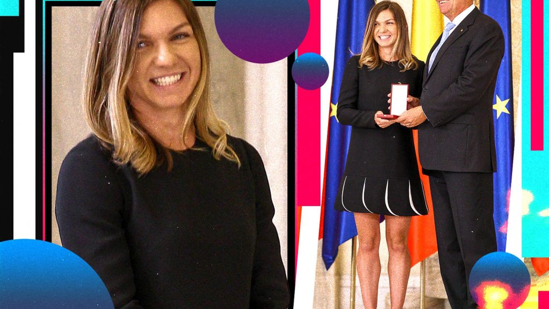 Simona Halep, pantofi și rochie de 3.200 €  la întâlnirea cu președintele Iohannis!