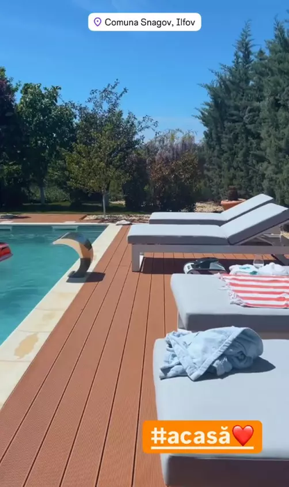 Mirela Vaida are „parc de distracții” acasă! Cum arată grădina vilei din Snagov. Teren de baschet + piscină