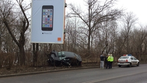 Un sofer incepator si-a facut PRAF masina! Ce facea la cateva minute dupa accident VIDEO