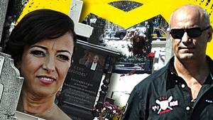 Am fotografiat-o pe văduvă plângând la mormântul celebrului Fane Spoitoru!