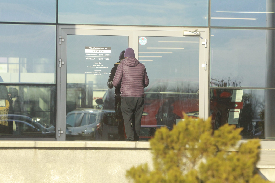 Maestrul Horațiu Mălăele a avut parte de o supriză. Reprezentnața auto era închisă