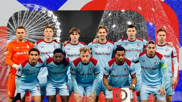 Ultrașii lui Feyenoord, dezmăț total înainte de meciul cu FCSB! Au făcut prăpăd la Târgul de Crăciun din București