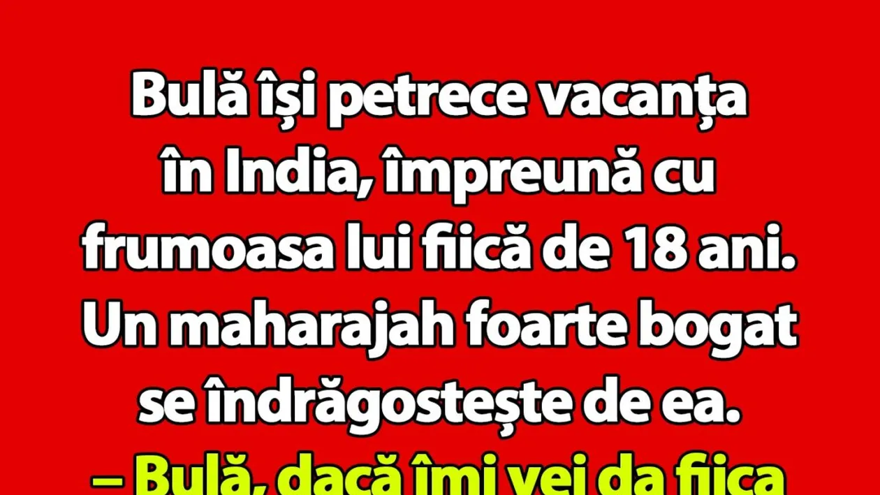 BANC | Bulă și vacanța în India