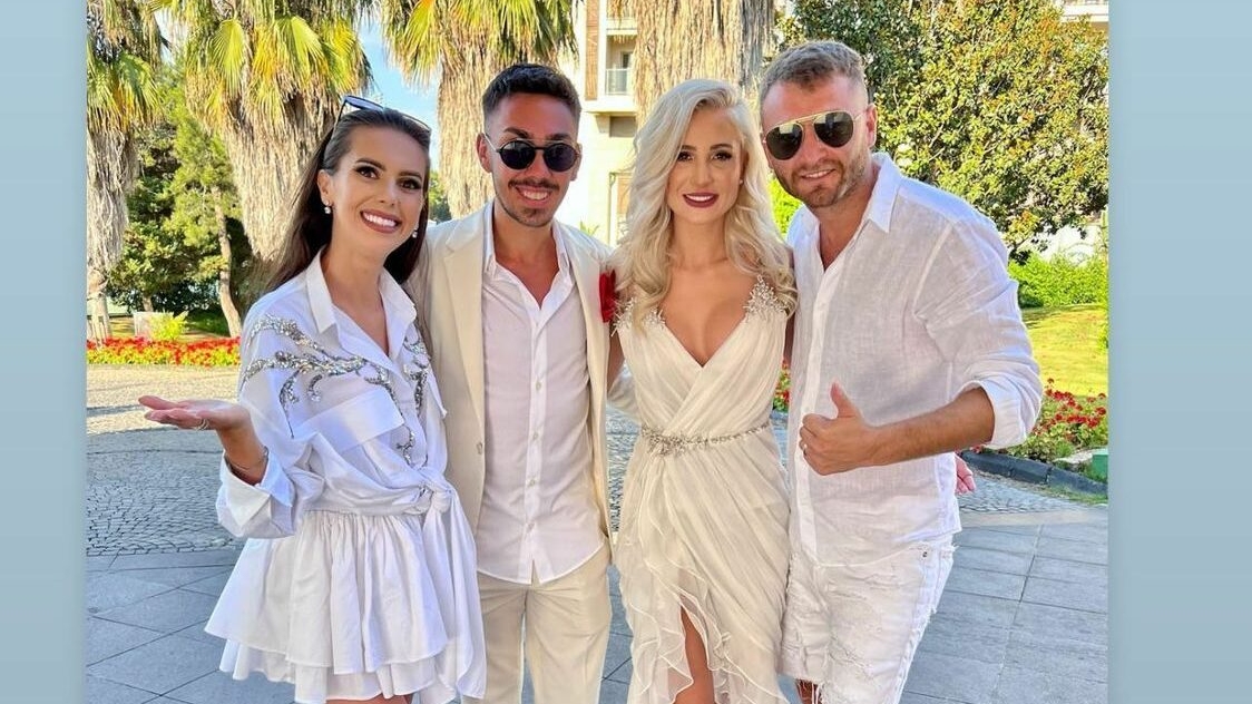 Armin Nicoară și Claudia Puican s-au căsătorit. Cum au arătat în ziua cea mai cei doi îndrăgostiți