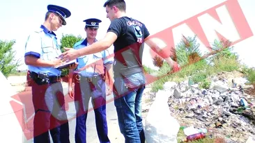 Politistii fac de paza la gunoaiele lui Tariceanu