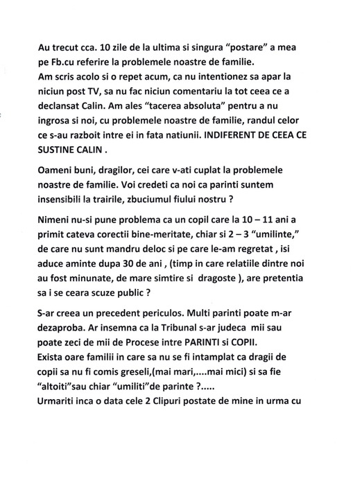 MESAJUL tatălui său l-a înfuriat şi mai mult pe Călin Geambaşu! Gestul pe care niciun bunic nu ar trebui să-l facă faţă de nepotul său