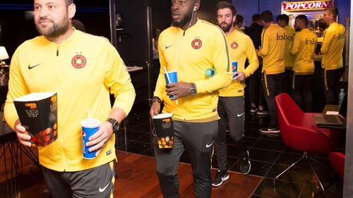 FCSB a vizionat în avanpremieră absolută comedia ,,Ghinionistul", alături de echipa filmului