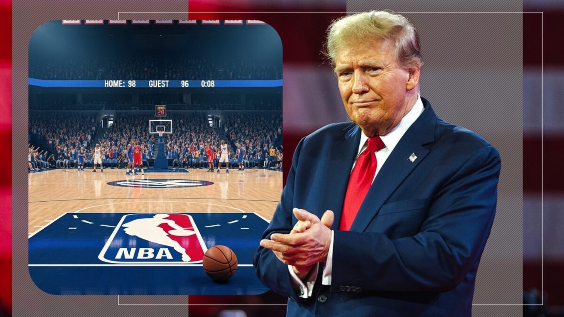 Donald Trump, huiduit la finala NBA de la New York. Președintele SUA susține că a auzit mai multe aplauze decât fluierături