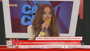 Prima apariţie TV a Biancăi după eliminarea de la "Dansez pentru tine"! Uite ce supărată şi tensionată e!