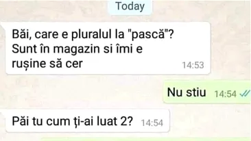 Bancul de Paște | Care este, de fapt, plurarul la pască