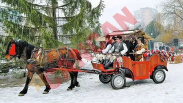 Hai la plimbare cu trasura-limuzina!