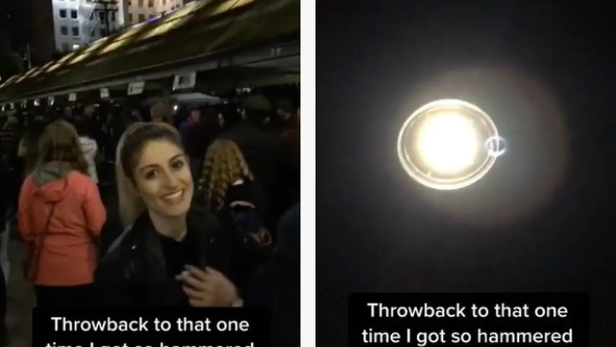 O femeie a crezut că vede un OZN pe cer, la beție. Filmarea caraghioasă a ajuns virală