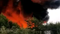 Incendiu puternic lângă București! Sunt 11 victime, cinci în stare gravă