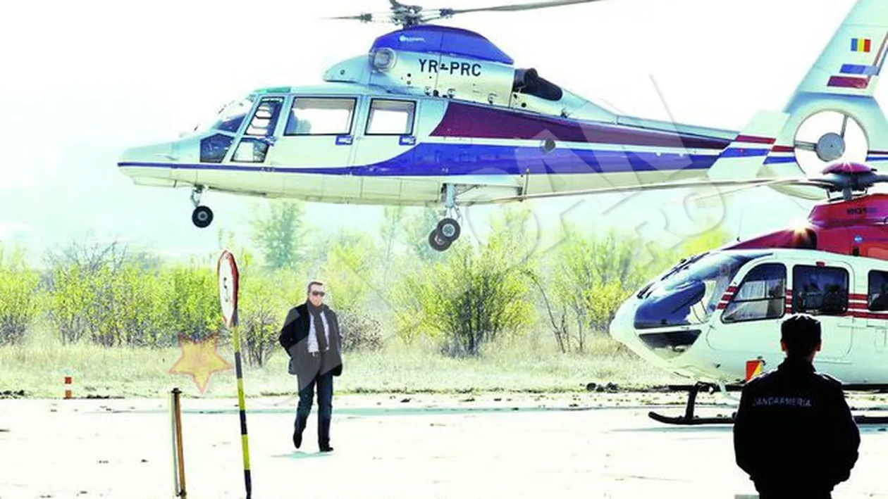 A venit cu elicopterul in Capitala pentru un pranz copios! Neculaie Ion, cel mai practic patron