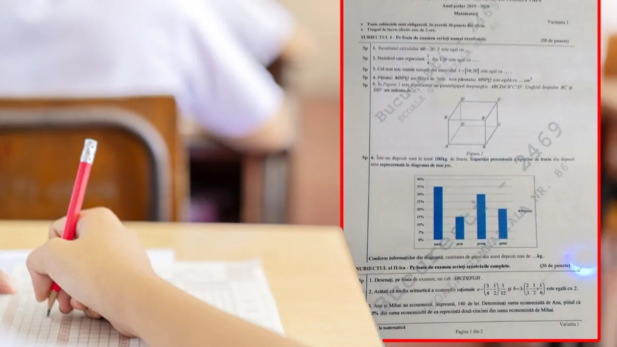 Evaluarea Națională 2022 | Rezolvarea subiectelor la matematică, a doua probă de la Evaluare