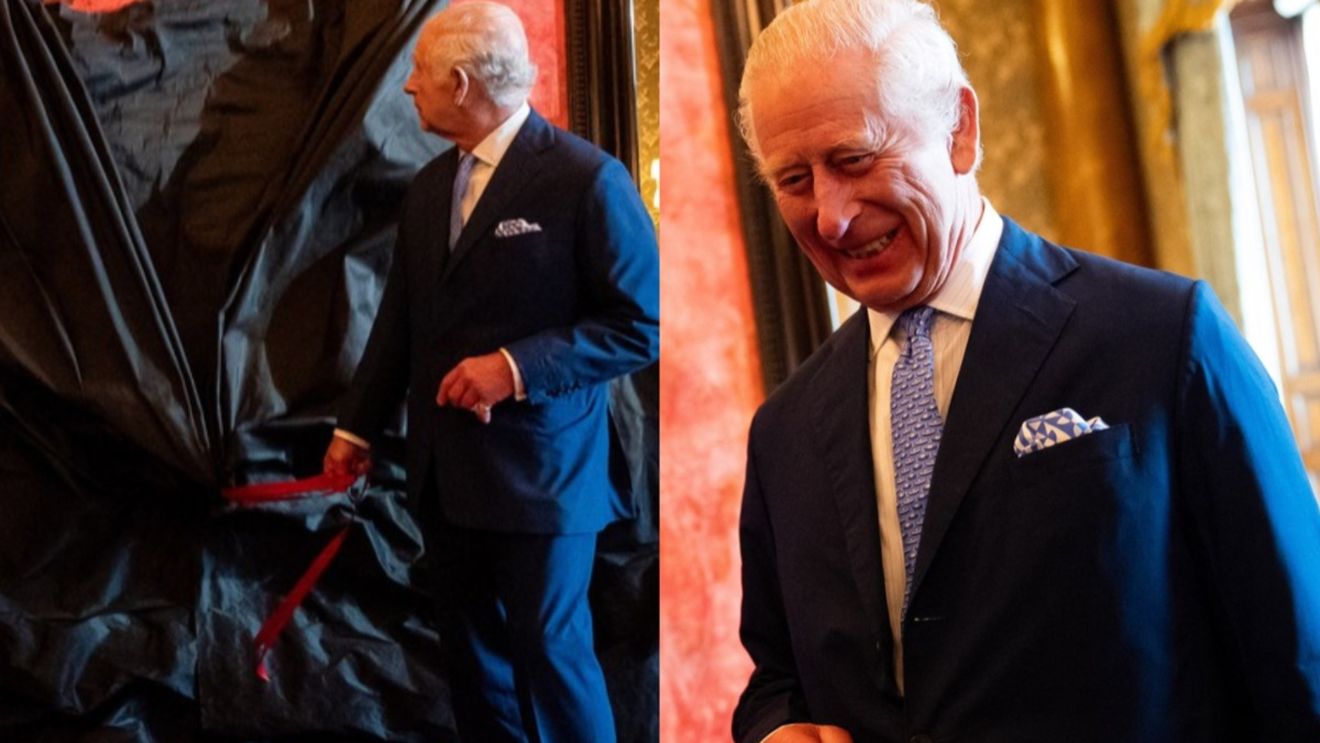Portretul Regelui Charles a stârnit un val de controverse! A fost catalogat ”demonic”, iar monarhul n-a fost încântat
