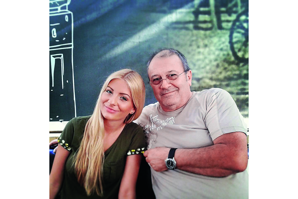 Ana și celebrul ei tată, Mircea Baniciu