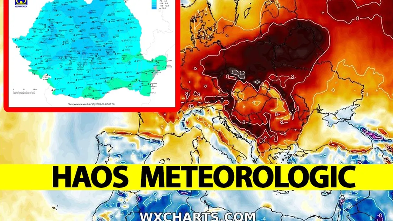 ANM anunță haos-ul meteorologic! Vremea o ia razna în toată România