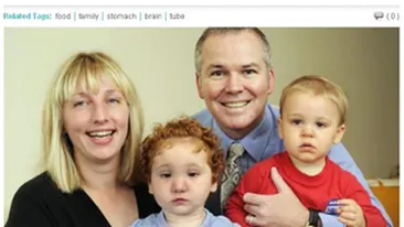 Ea este fetita care nu a mancat niciodata!