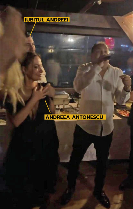 Andreea Antonescu și noul iubit au stat îmbrățișați o perioadă lungă de timp