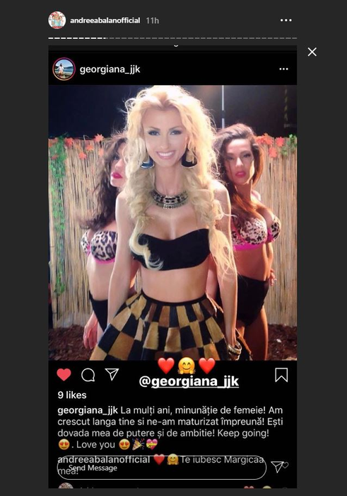 Andreea Bălan, răsfățată cu multe surprize de ziua ei! A publicat o poză de album cu bărbatul care ocupă un loc special în inima sa: