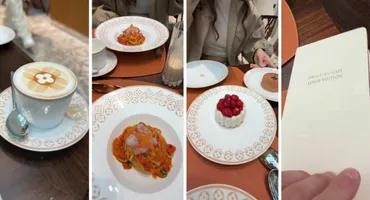 NU E BANC! Câți euro a plătit un român la cafeneaua Louis Vuitton din Milano pe 3 cafele, mâncare și desert