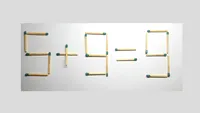 TEST IQ doar pentru genii | Mutați un singur chibrit pentru a corecta 5 + 9 = 9