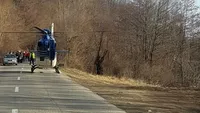 Accident grav în Prahova. La fața locului a aterizat un elicopter SMURD